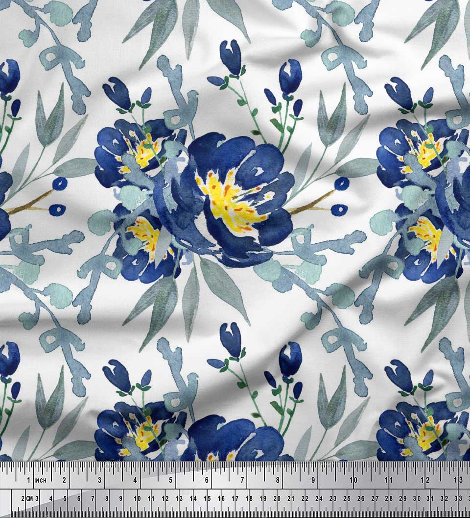 Beige Poly Crepe Fabric Leaves & Peony Floral Print Тканина на метри 42 дюйма 42 Inch Wide - Poly Crepe білий
Beige Poly Crepe Fabric Leaves & Peony Floral Print Тканина на метри 42 дюйма 42 Inch Wide - Poly Crepe білий