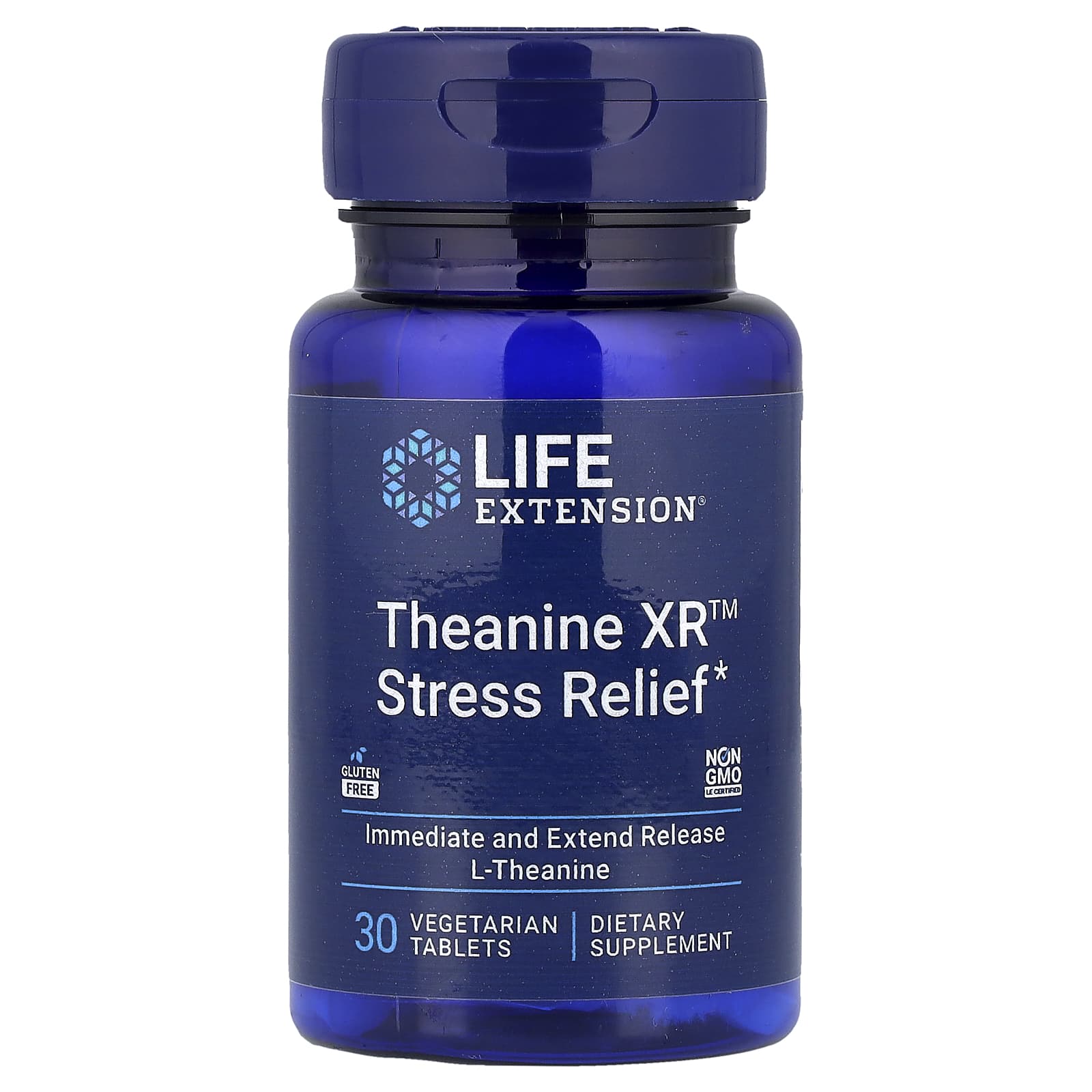 Theanine Xr™ Stress Relief, Veggie Tablets 30 Tablets 
Theanine Xr™ Stress Relief, Veggie Tablets 30 Tablets