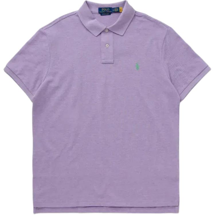 Мужская футболка поло Polo Ralph Lauren с вышивкой логотипа, однотонная, с коротким рукавом, светло-фиолетовая 710680784-370 S
Мужская футболка поло Polo Ralph Lauren с вышивкой логотипа, однотонная, с коротким рукавом, светло-фиолетовая 710680784-370 S