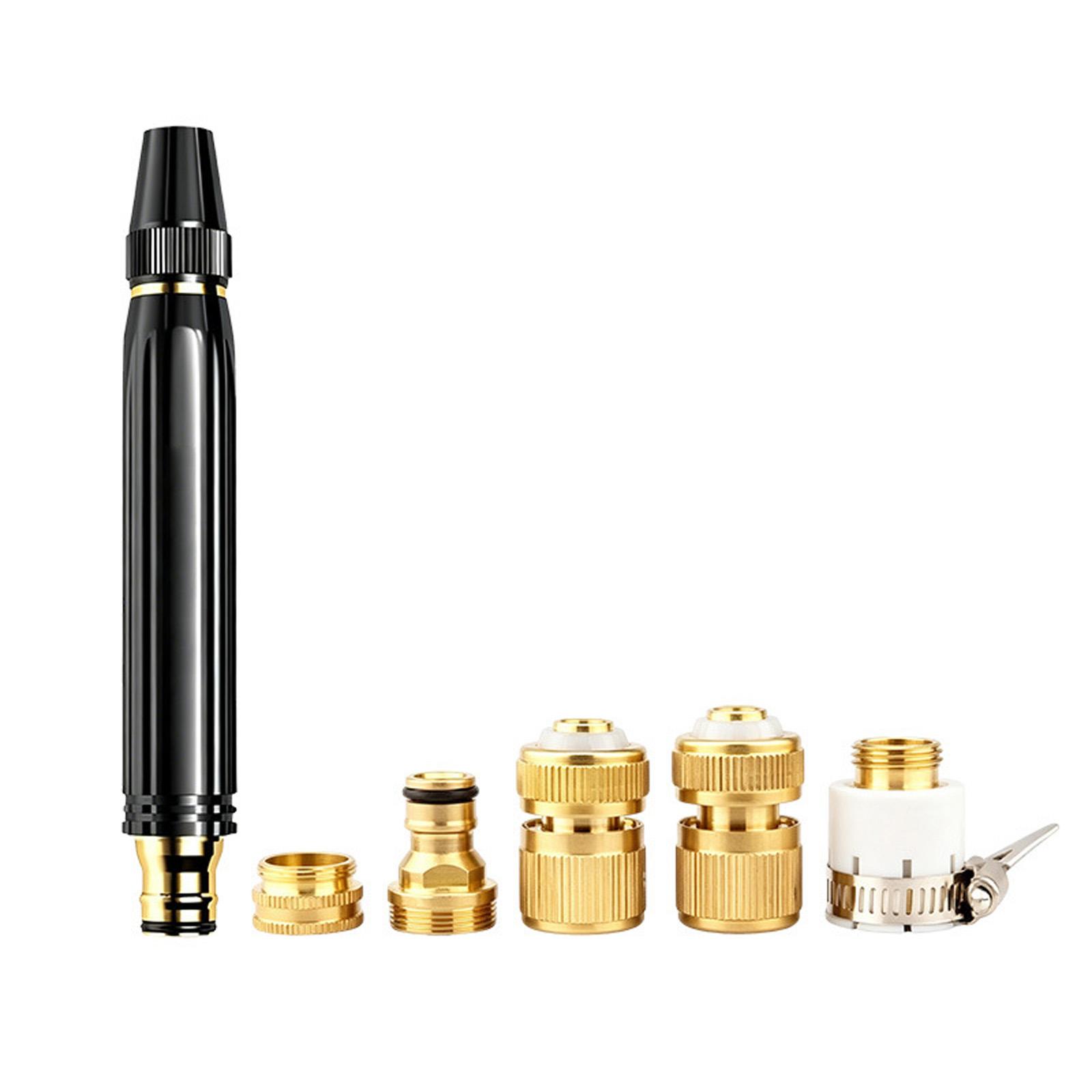 Metal High Pressure Water Gun with Adjustable Nozzle and Quick Connectors for Garden Hose Compatible with Standard Outdoor Water Systems One Size
Metal High Pressure Water Gun with Adjustable Nozzle and Quick Connectors for Garden Hose Compatible with Standard Outdoor Water Systems One Size