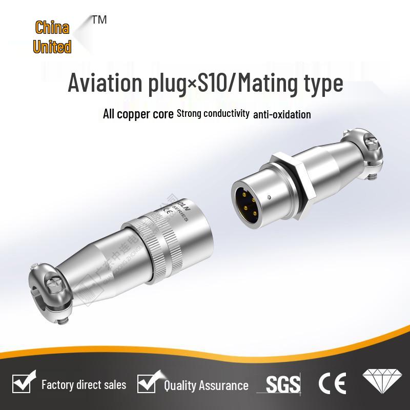 XS10 Mini Aviation Plug IP68 Waterproof Multi-Core Connector Set 2-core Male Socket Regular
XS10 Mini Aviation Plug IP68 Waterproof Multi-Core Connector Set 2-core Male Socket Regular