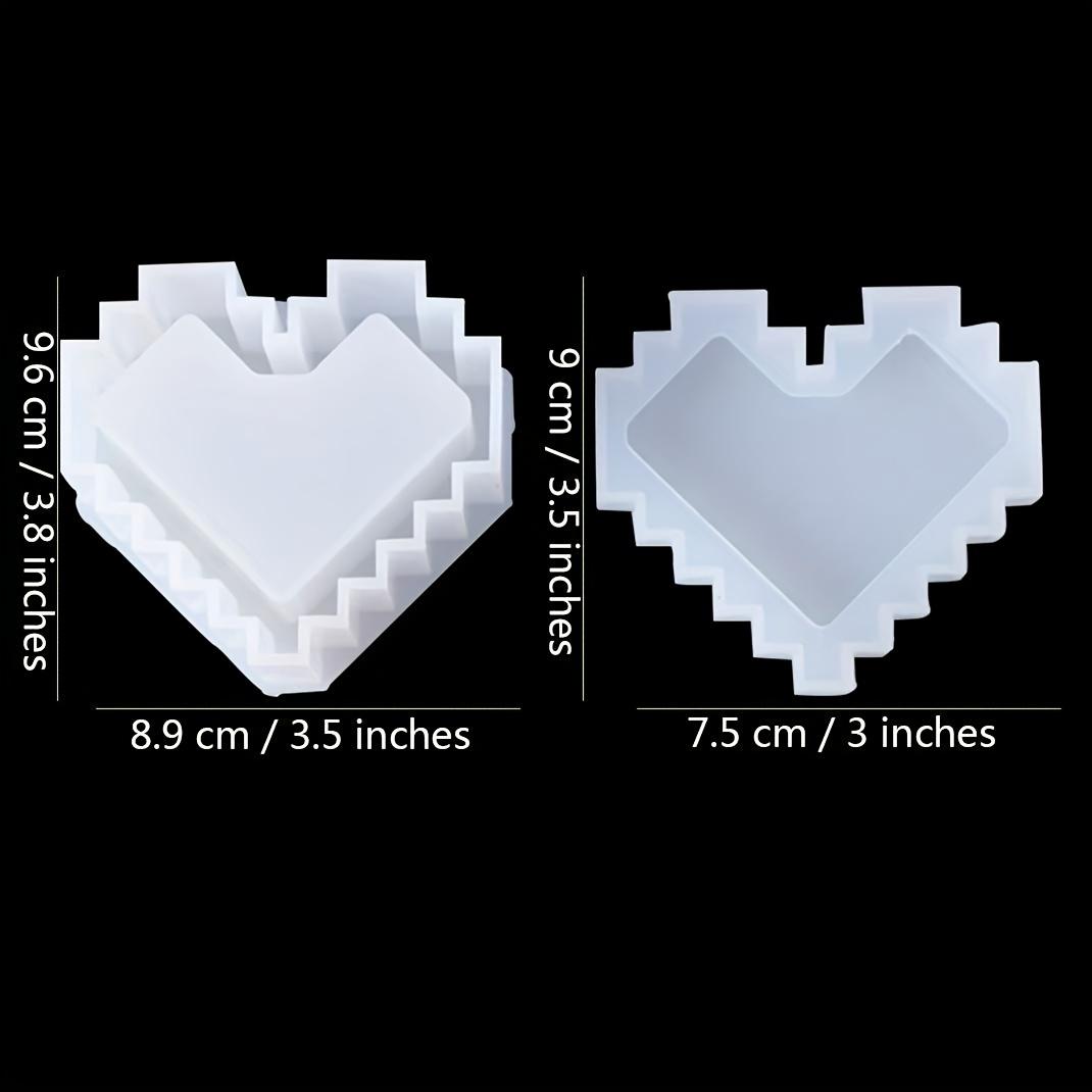 For Fun DIY Pixel Heart Shape Storage Box Silicone Molds Drop Glue UV Epoxy Resin Mold Jewelry Box Handmade Making Tools
For Fun DIY Pixel Heart Shape Storage Box Silicone Molds Drop Glue UV Epoxy Resin Mold Jewelry Box Handmade Making Tools