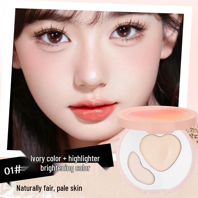 BaBaoOu Dual-Effect Sculpting Highlighter Palette - Matte & Glitter Long-Lasting Natural Contour 8.8g
BaBaoOu Dual-Effect Sculpting Highlighter Palette - Matte & Glitter Long-Lasting Natural Contour 8.8g