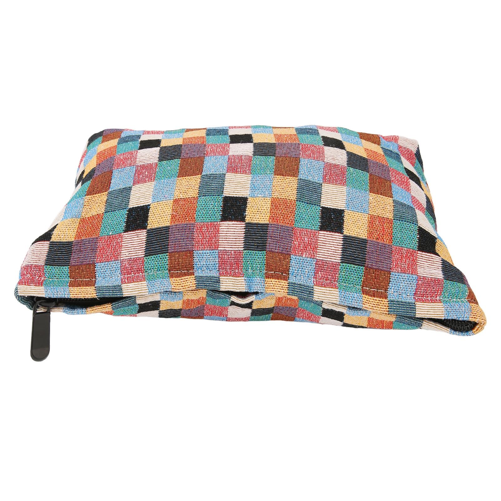 Cosmetic Bag Canvas Plaid Pattern Large Capacity Portable Toiletry Pouch with Zipper for Travel Business Trip
Cosmetic Bag Canvas Plaid Pattern Large Capacity Portable Toiletry Pouch with Zipper for Travel Business Trip