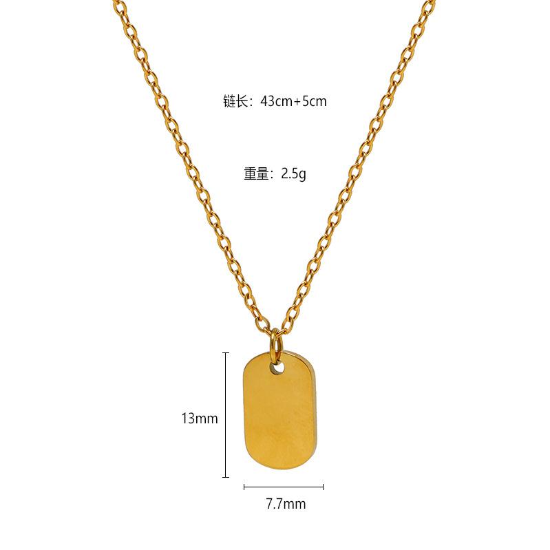 Customized Niche Oval Square Brand Pendant, One Lettering Necklace, Female Geometric Design, Clavicle Chain Temperament, Couple
Customized Niche Oval Square Brand Pendant, One Lettering Necklace, Female Geometric Design, Clavicle Chain Temperament, Couple