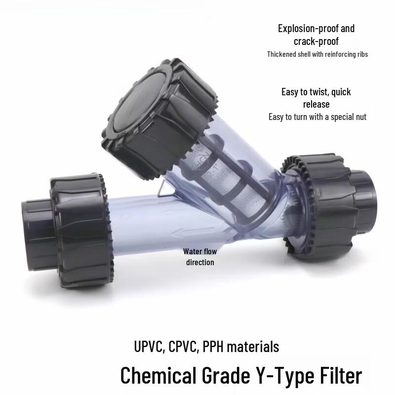 Stanley UPVC Y-Type Water Filter CN plug (adapter included)
Stanley UPVC Y-Type Water Filter CN plug (adapter included)