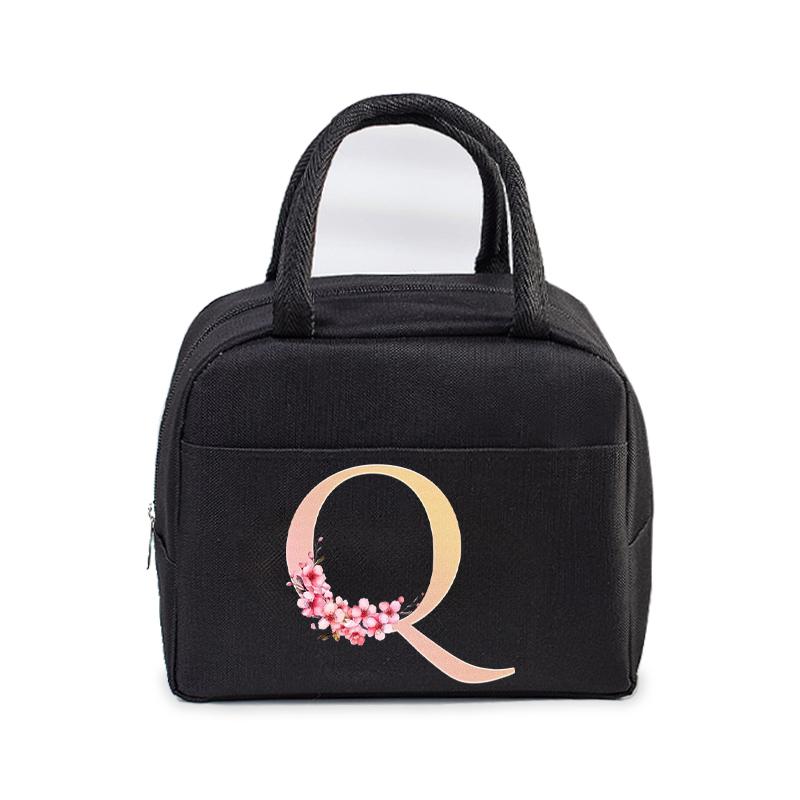 Cherry Blossom Letter N-Z Print Women Men Lunch Bag Fashion Alphabet Portable Insulated Bag School Multifunctional Bento Handbag
Cherry Blossom Letter N-Z Print Women Men Lunch Bag Fashion Alphabet Portable Insulated Bag School Multifunctional Bento Handbag