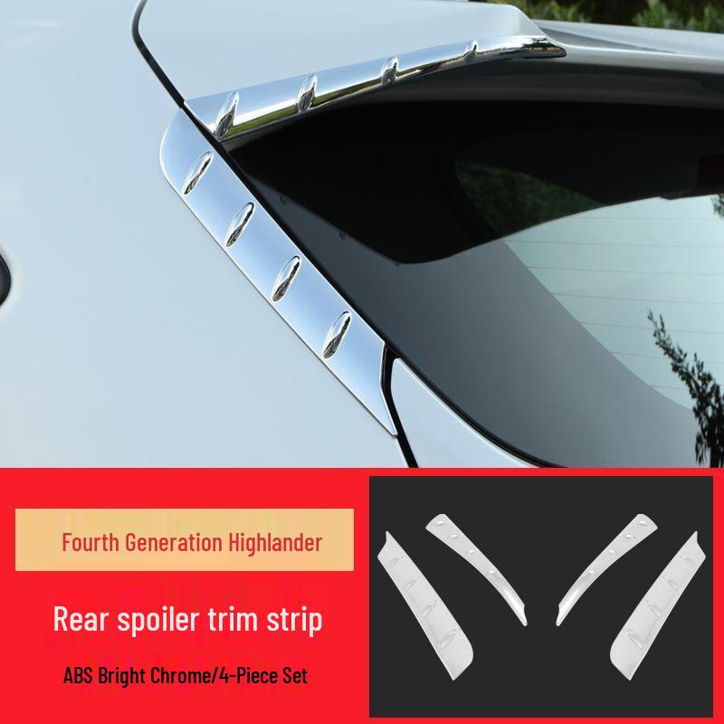 2022 Highlander Rear Spoiler Carbon Fiber Decorative Strip
2022 Highlander Rear Spoiler Carbon Fiber Decorative Strip