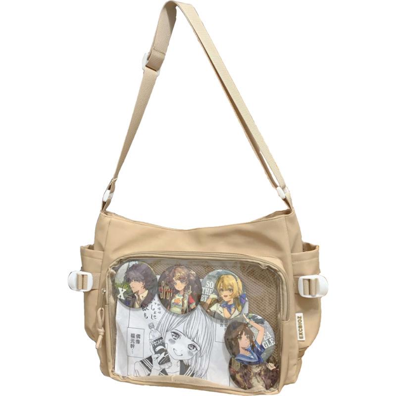 College style transparent versatile tote bag women s large-capacity simple shoulder bag student class messenger bag pain bag single package хакі
College style transparent versatile tote bag women s large-capacity simple shoulder bag student class messenger bag pain bag single package хакі