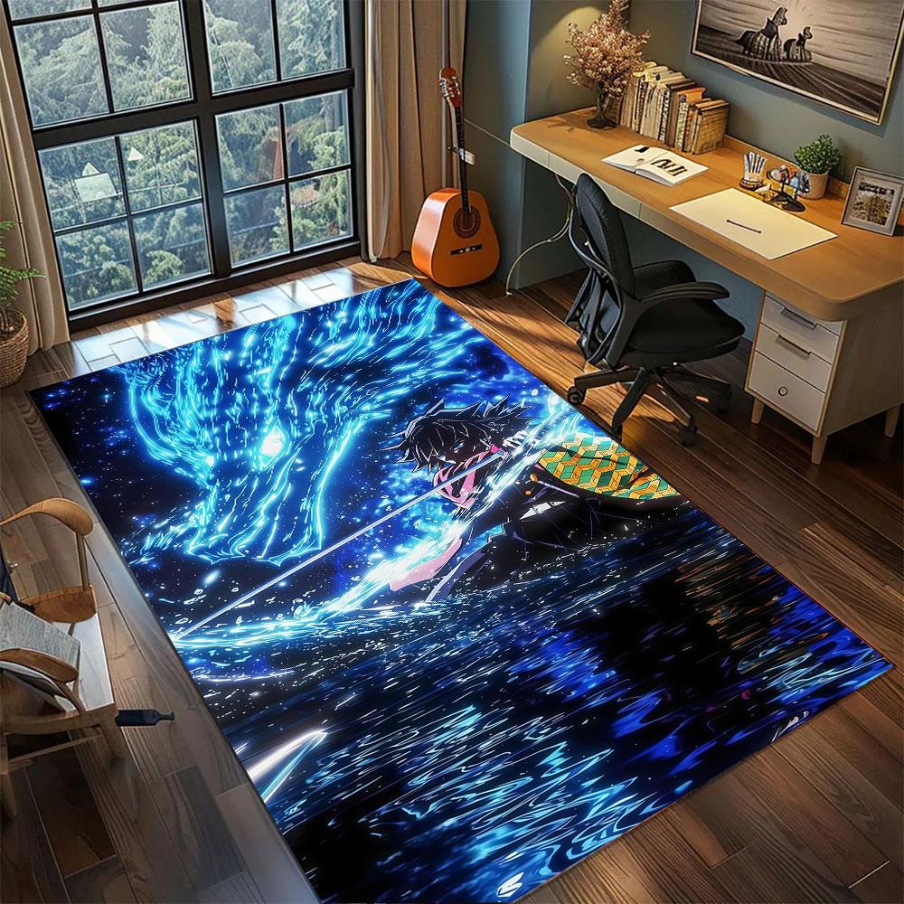 Tanjiro Water Breathing Carpet for Living Room Bedroom Home Decor Cool Movie Mat Play Floor Mat 60x90cm
Tanjiro Water Breathing Carpet for Living Room Bedroom Home Decor Cool Movie Mat Play Floor Mat 60x90cm