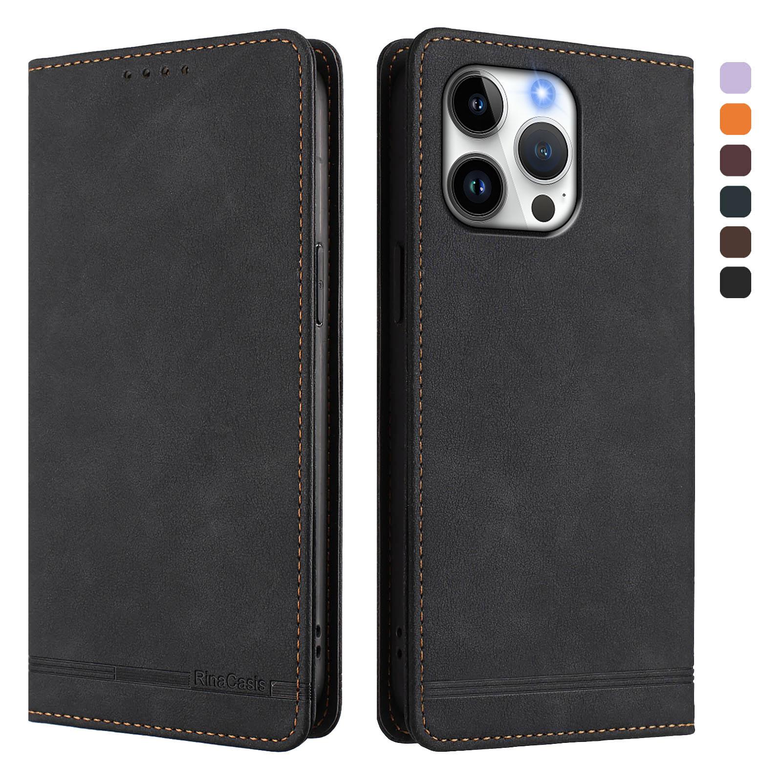 For iPhone 16 Pro Max Case RINACASIS RC23 RFID Blocking Wallet Stand PU Leather Phone Cover
For iPhone 16 Pro Max Case RINACASIS RC23 RFID Blocking Wallet Stand PU Leather Phone Cover