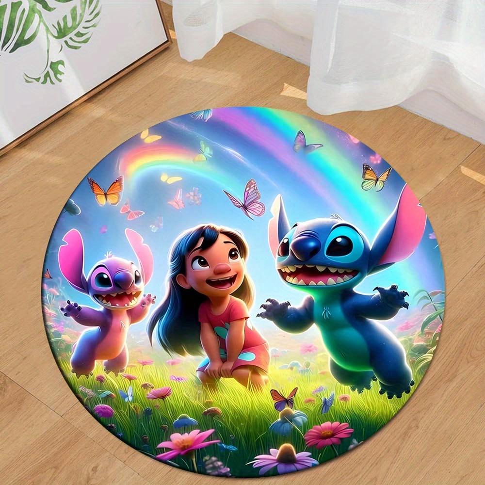 1pc Lilo&Stitch Round Area Rug , Playroom Bedroom Living Room Indoor Decor Rug , Perfect for Leisure Areas , Bedside , Cloakroom , and Outdo 80cm/31.5in
1pc Lilo&Stitch Round Area Rug , Playroom Bedroom Living Room Indoor Decor Rug , Perfect for Leisure Areas , Bedside , Cloakroom , and Outdo 80cm/31.5in