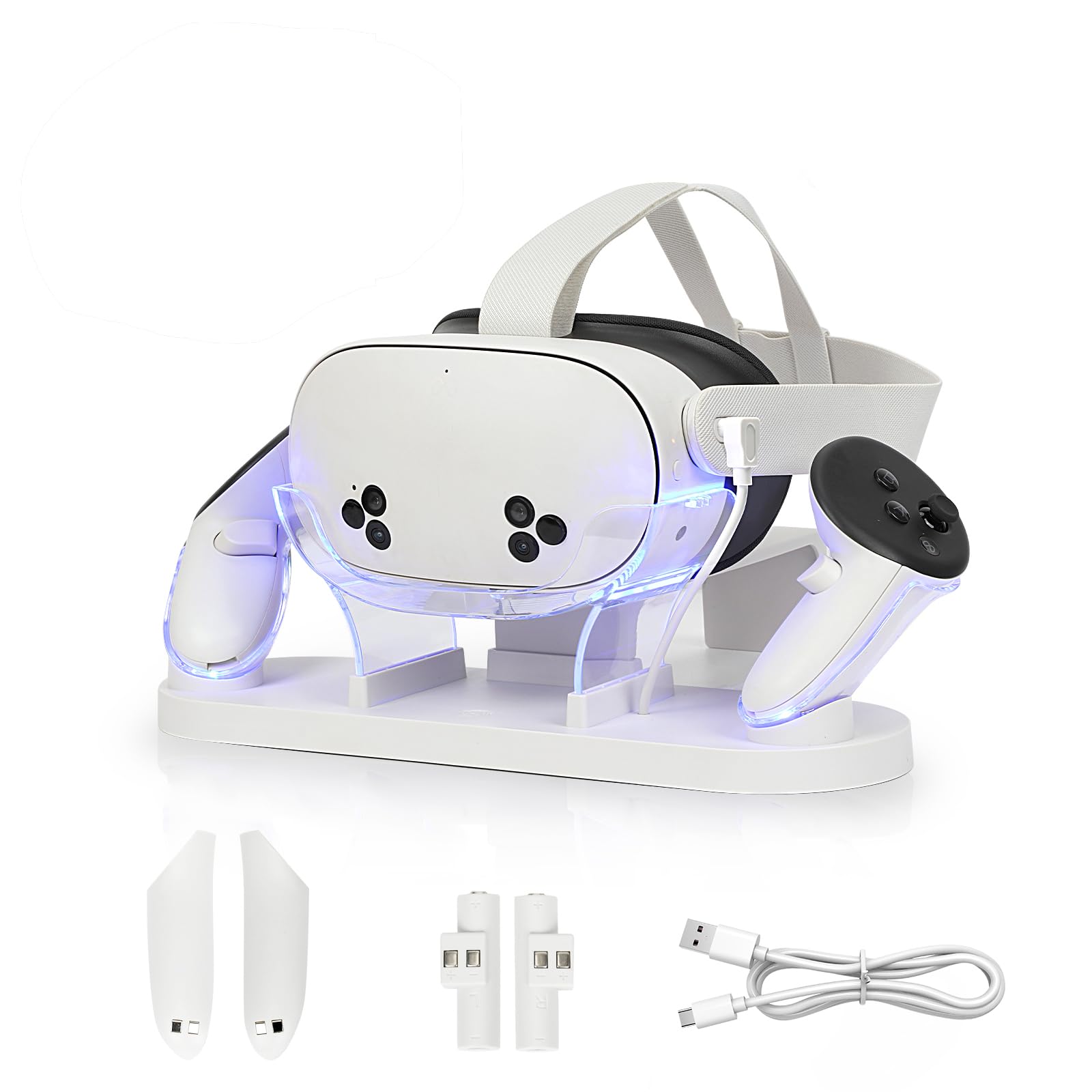 Зарядна станція YipuVR Q33S, Зарядна станція зі світлодіодним індикатором для Q33S, Магнітна зарядна станція для сумісної гарнітури та контролерів Q33S, 2
Зарядна станція YipuVR Q33S, Зарядна станція зі світлодіодним індикатором для Q33S, Магнітна зарядна станція для сумісної гарнітури та контролерів Q33S, 2