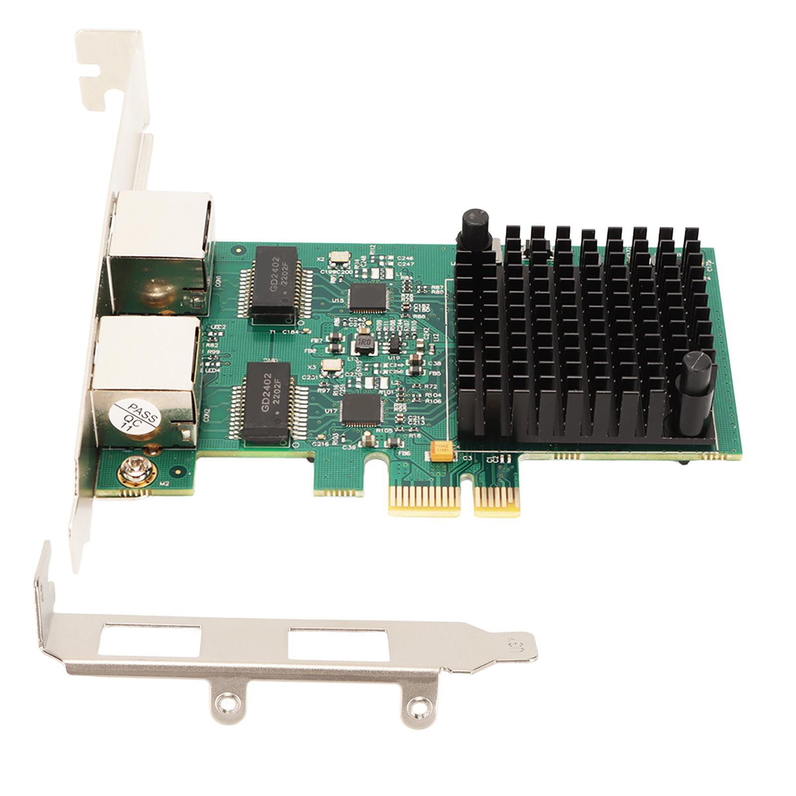 PCIE X1 Network Card Dual Port 2.5G RJ45 Ports Copper Ethernet LAN Card Network Card Adapter
PCIE X1 Network Card Dual Port 2.5G RJ45 Ports Copper Ethernet LAN Card Network Card Adapter