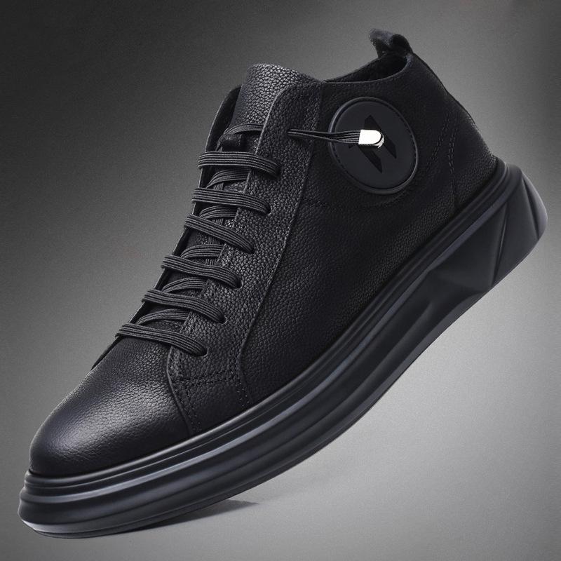 Men s shoes inner height increase low-top velvet cotton shoes autumn and winter casual leather shoes versatile shoes men s board shoes sports trendy s 38 чёрный
Men s shoes inner height increase low-top velvet cotton shoes autumn and winter casual leather shoes versatile shoes men s board shoes sports trendy s 38 чёрный