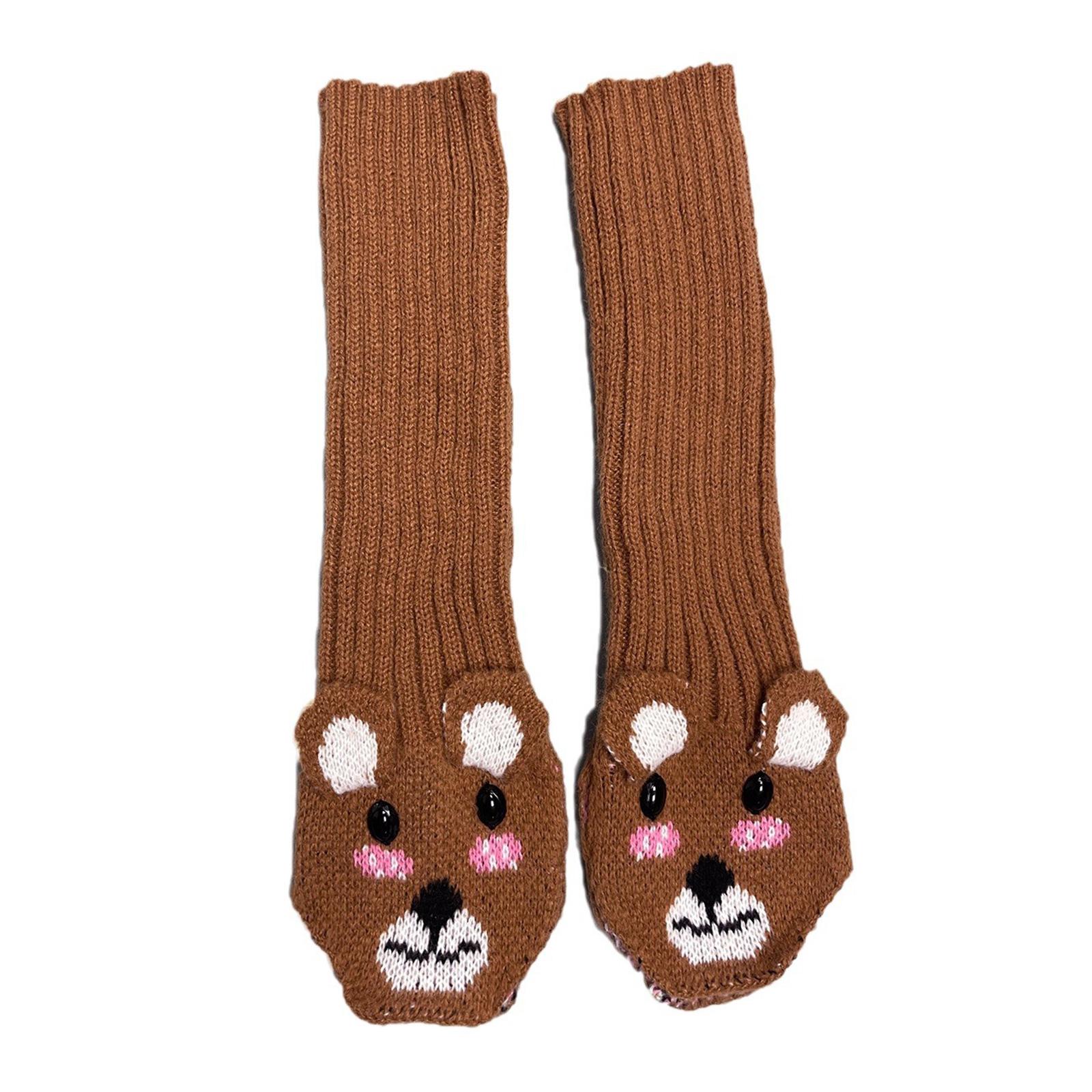 Перчатки без пальцев с рисунком медведя для женщин, модные вязаные рукава, декоративные перчатки для подростков, повседневные перчатки для девочек
Перчатки без пальцев с рисунком медведя для женщин, модные вязаные рукава, декоративные перчатки для подростков, повседневные перчатки для девочек