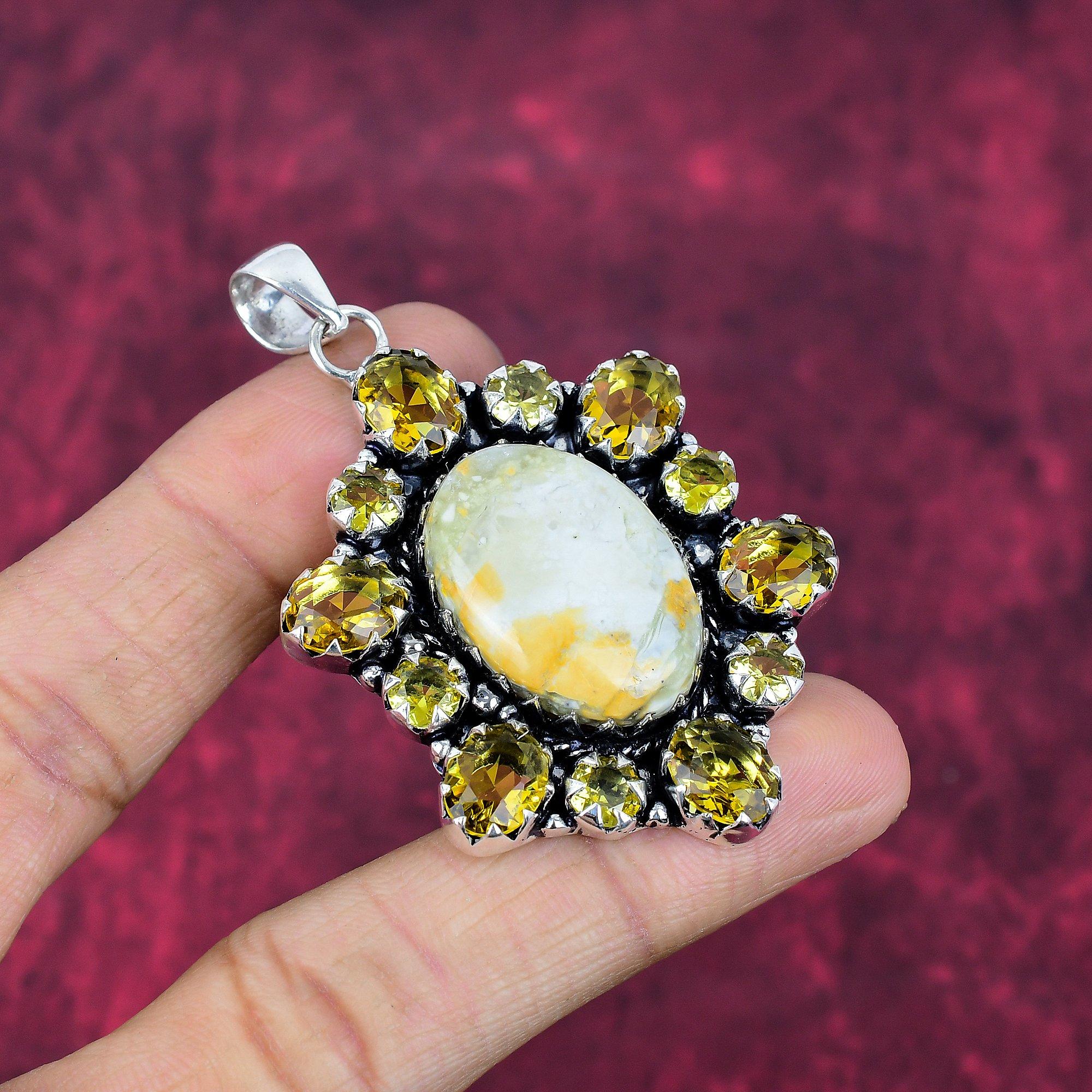 Fossil Coral, Citrine 925 Solid Sterling Silver Pendant Handmade Gemstone Jewelry, Gifts For Wife Brand New Jewelry Pendant 2.63 Inches жовтий
Fossil Coral, Citrine 925 Solid Sterling Silver Pendant Handmade Gemstone Jewelry, Gifts For Wife Brand New Jewelry Pendant 2.63 Inches жовтий