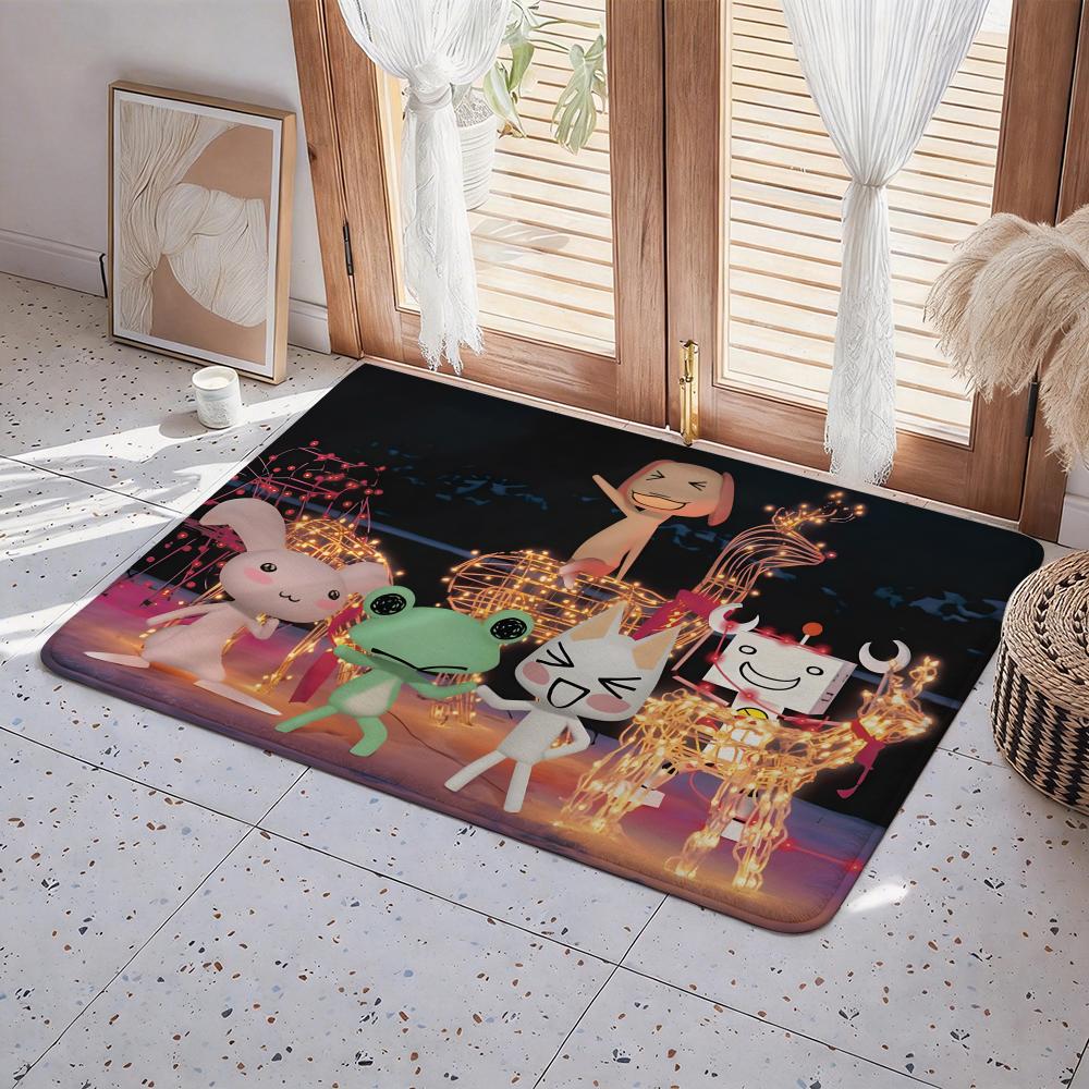 Inoue Toro Cute Cat Floor Mat Eco Flannel Doormat Non Slip Odorless Indoor Floor Rug Soft Short Plush Home Mat 50x80cm
Inoue Toro Cute Cat Floor Mat Eco Flannel Doormat Non Slip Odorless Indoor Floor Rug Soft Short Plush Home Mat 50x80cm