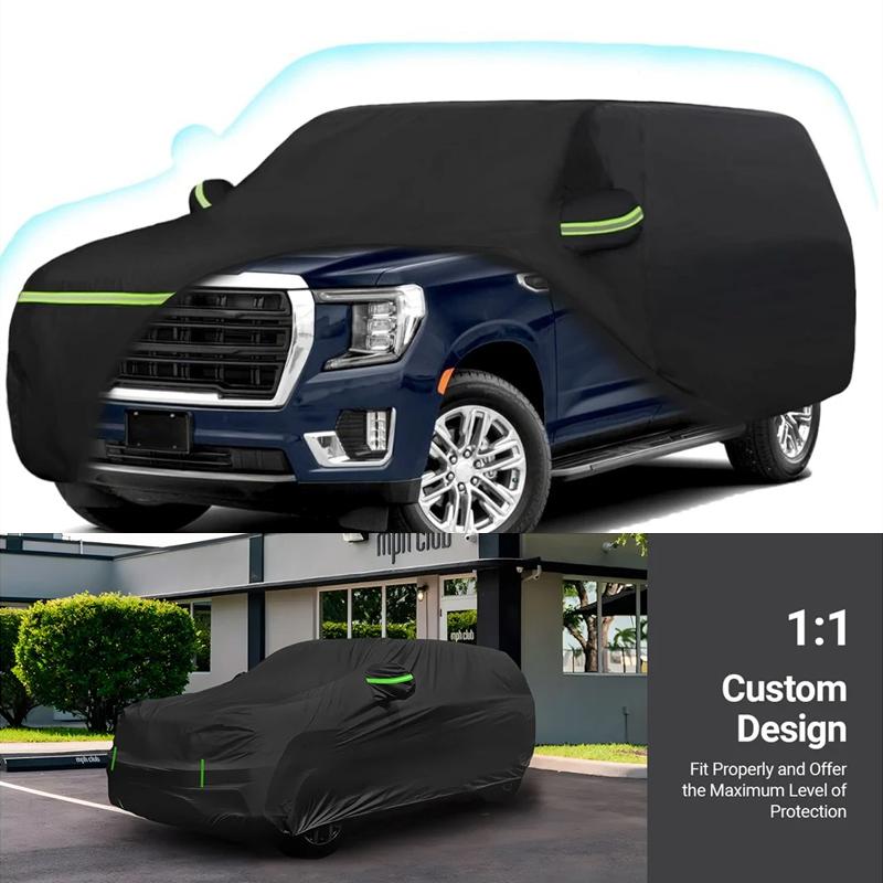 Car Covers For 2007-2024 Chevrolet Tahoe Heavy Duty Waterproof Sun Rain UV Dust Snow Protection Outdoor Cover with Zipper Door
Car Covers For 2007-2024 Chevrolet Tahoe Heavy Duty Waterproof Sun Rain UV Dust Snow Protection Outdoor Cover with Zipper Door