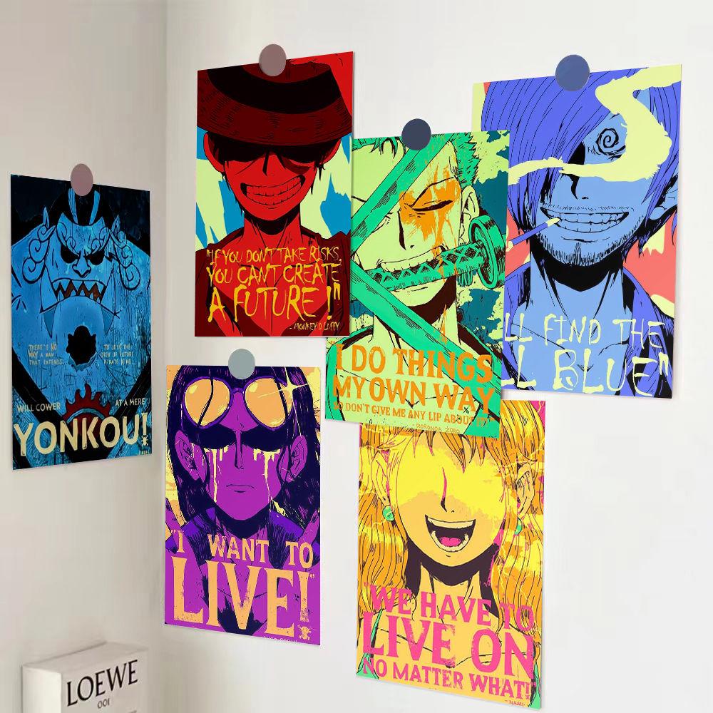 One Piece Retro Straw Hat Crew Poster: Luffy & Zoro Wall Sticker for Dorm or Bedroom Decoration
One Piece Retro Straw Hat Crew Poster: Luffy & Zoro Wall Sticker for Dorm or Bedroom Decoration