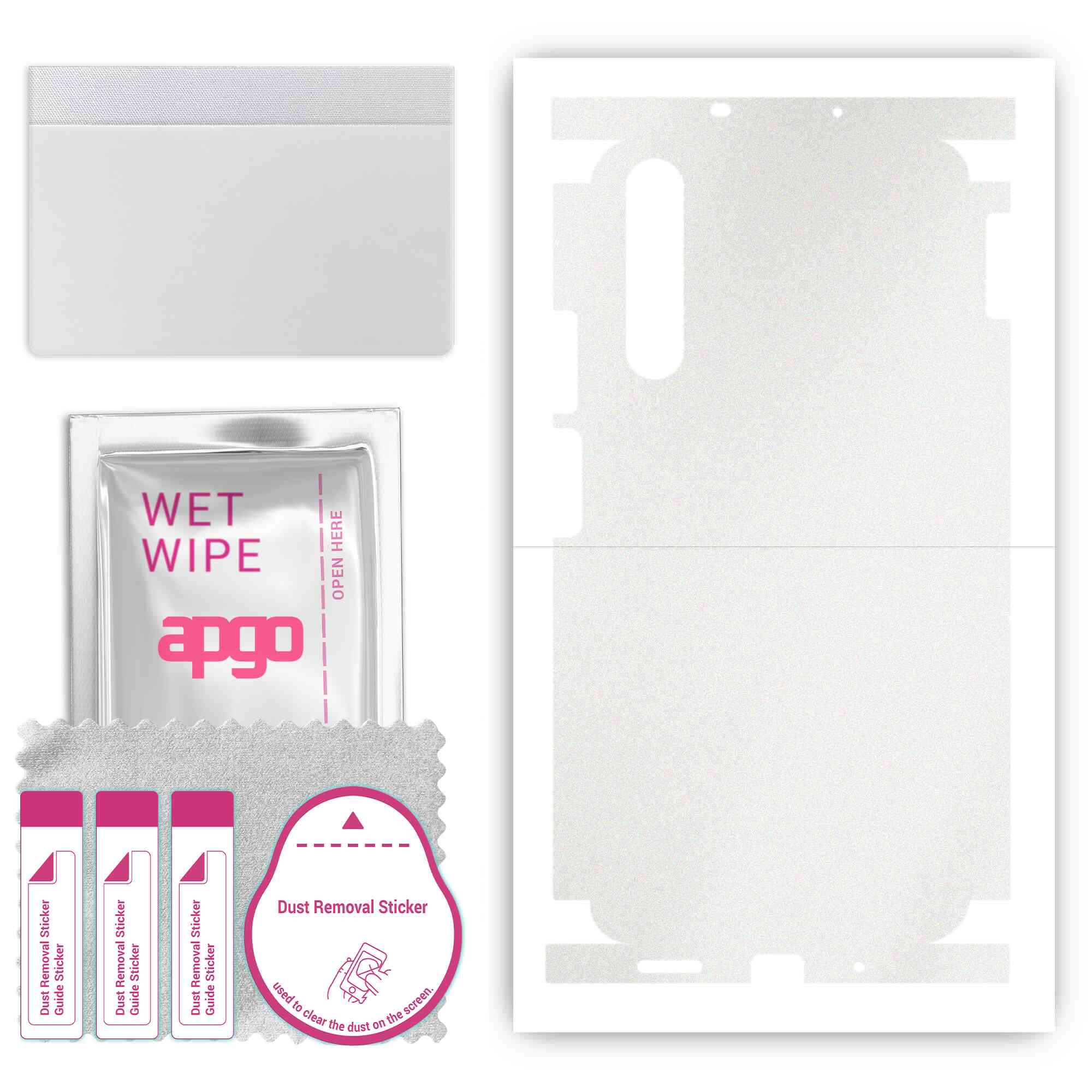 apgo Protective Skin Sticker for the back+sides compatible with Honor 20S, Full Wrap Film, Foil, Vinyl - Pattern Matte Transparent
apgo Protective Skin Sticker for the back+sides compatible with Honor 20S, Full Wrap Film, Foil, Vinyl - Pattern Matte Transparent