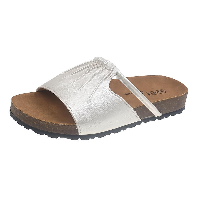 Cowhide version~ New fashionable versatile thick-soled heightening one-word slippers for women to wear casual cool slippers for women s summer 35
Cowhide version~ New fashionable versatile thick-soled heightening one-word slippers for women to wear casual cool slippers for women s summer 35