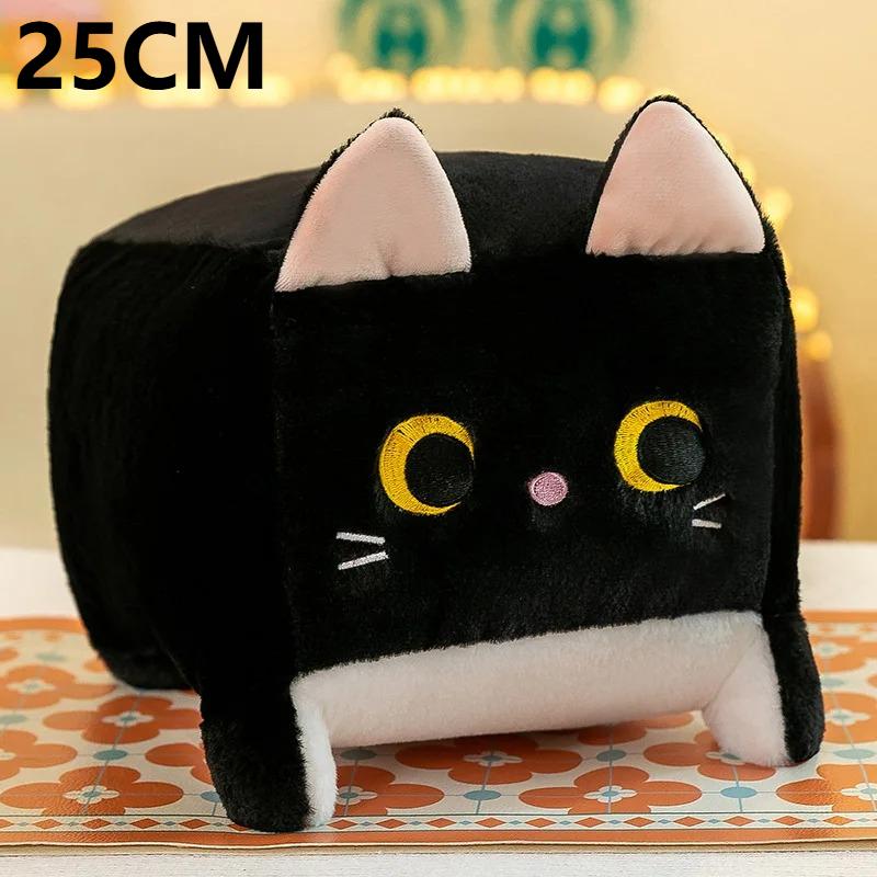 25cm Square Cat Plush Toy Soft Fluffy Cube Stuffed Plush Toy Kawaii Black Kitten Animal Pillow Kids Bedroom Sofa Cushion Gift чорний
25cm Square Cat Plush Toy Soft Fluffy Cube Stuffed Plush Toy Kawaii Black Kitten Animal Pillow Kids Bedroom Sofa Cushion Gift чорний