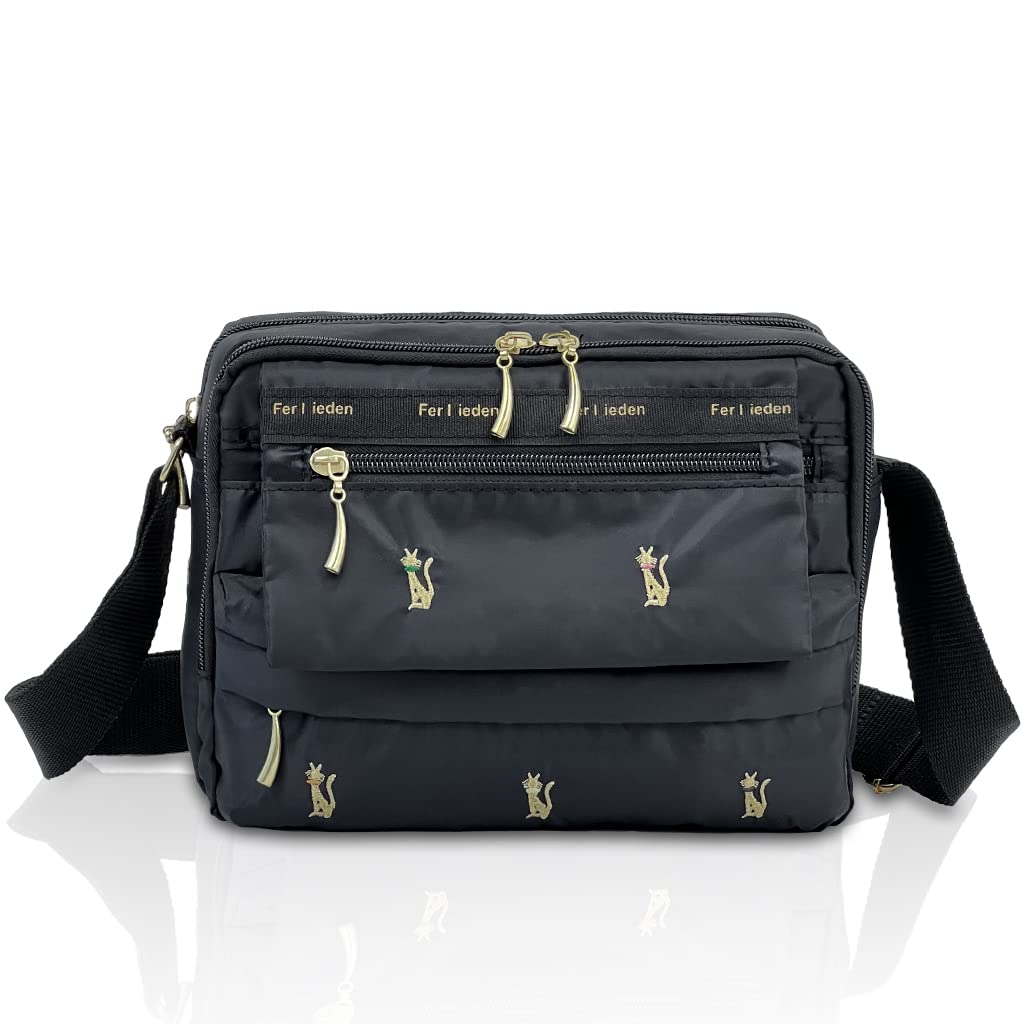 Ferliden Embroidery Shoulder Bag Bag for Mini Shoulder Shoulder 4915 (Cat Series) [Shoulder Women, Bag, Crossbody, Pouch, Lightweight, 2-Layer,
Ferliden Embroidery Shoulder Bag Bag for Mini Shoulder Shoulder 4915 (Cat Series) [Shoulder Women, Bag, Crossbody, Pouch, Lightweight, 2-Layer,