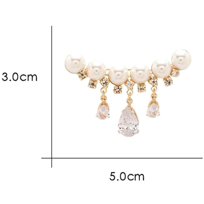 ’ 1PC Fashion Pearls Water Drop Rhinestone Lapel Brooch Pins Women Jewelry Party Accessories
’ 1PC Fashion Pearls Water Drop Rhinestone Lapel Brooch Pins Women Jewelry Party Accessories