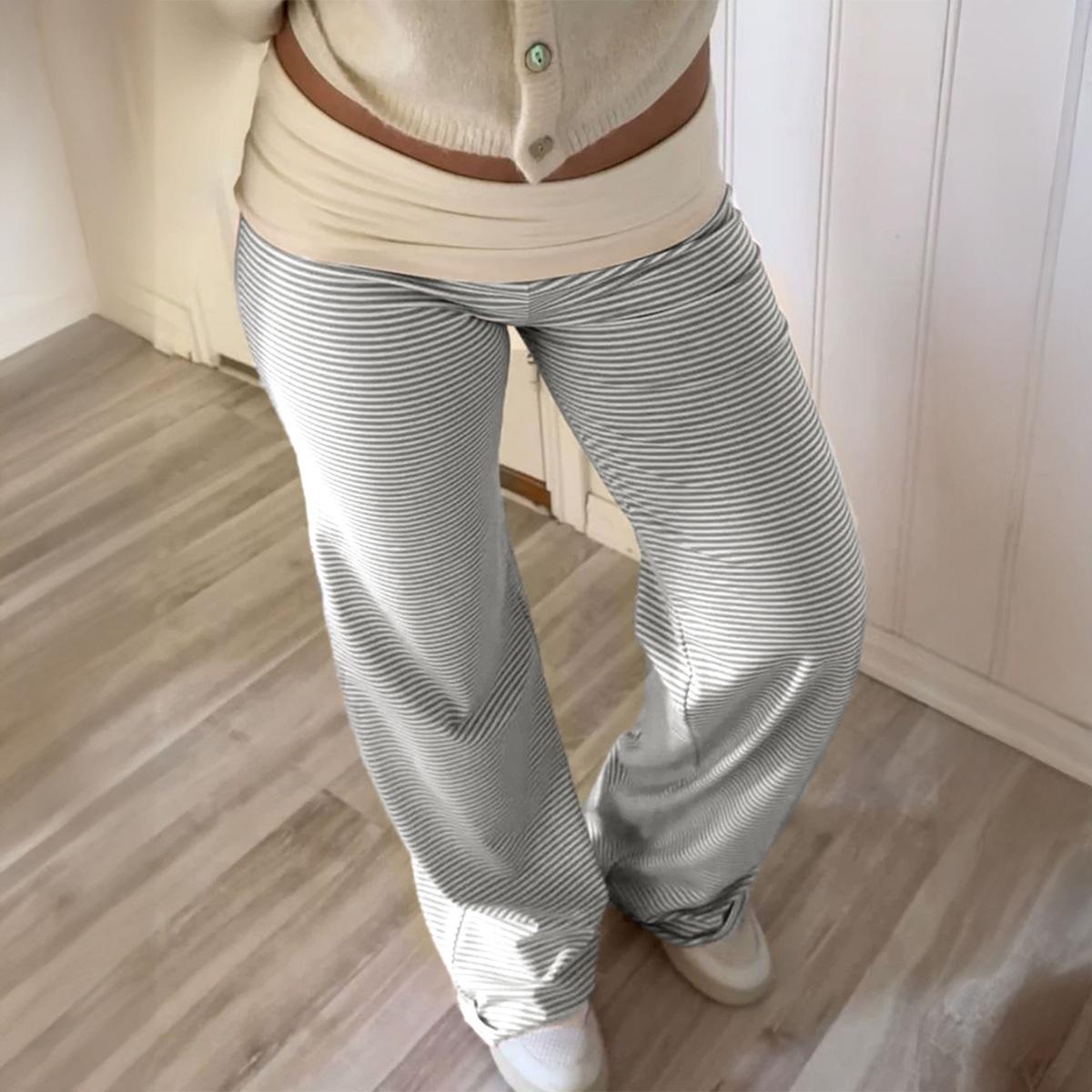 Casual Holiday Striped Belted Trousers for Women 2025 Autumn and Winter M
Casual Holiday Striped Belted Trousers for Women 2025 Autumn and Winter M