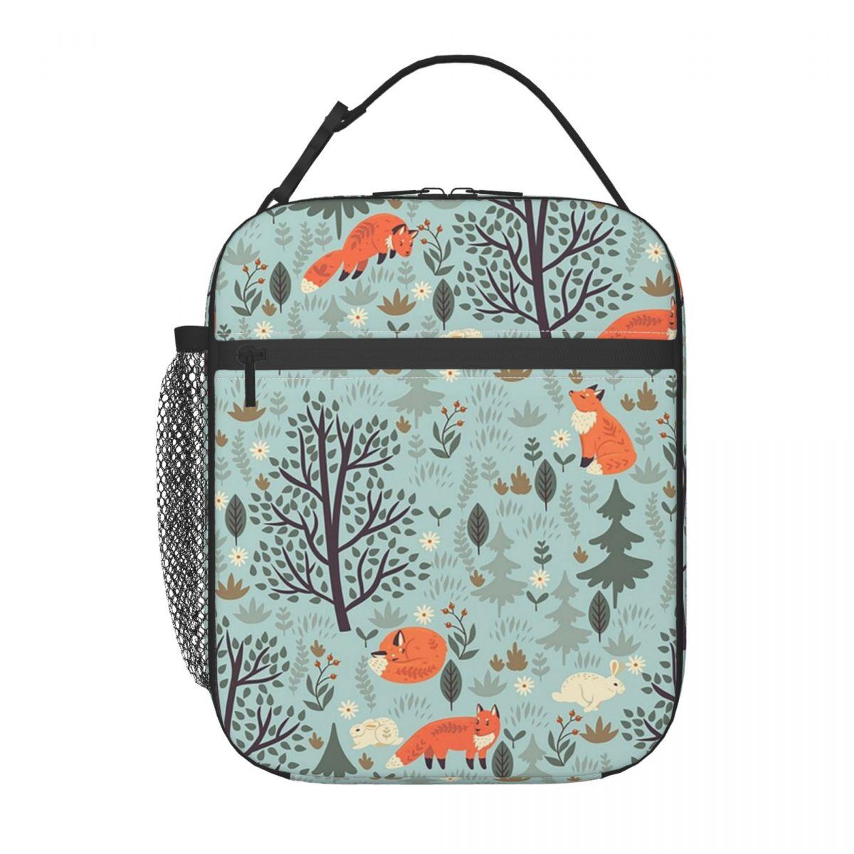 Cute Fox And Forest Pattern Insulated Lunch Bag for Women Children Leakproof Food Boxes Thermal Lunch Box Tote One Size
Cute Fox And Forest Pattern Insulated Lunch Bag for Women Children Leakproof Food Boxes Thermal Lunch Box Tote One Size