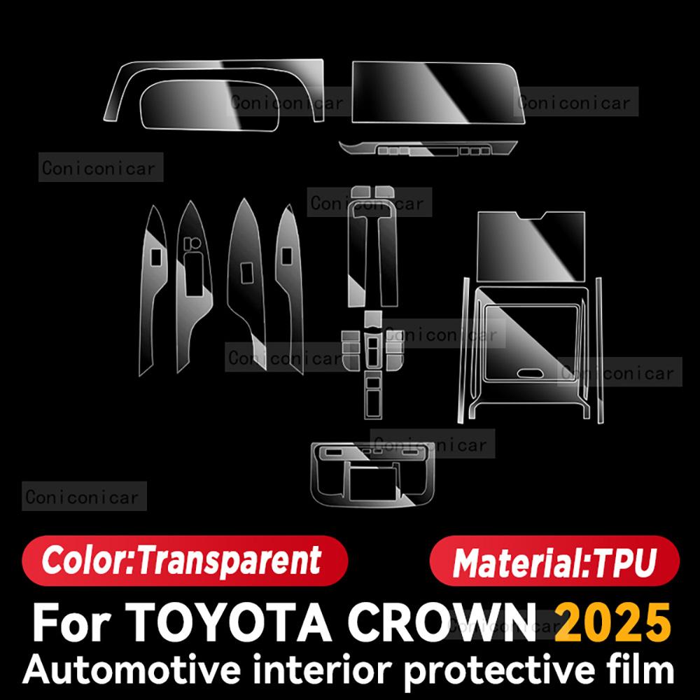 TPU For TOYOTA CROWN 2025 Transparent Protective Film Car Interior Central Control Navigation Panel Auto Sticker Right rudder
TPU For TOYOTA CROWN 2025 Transparent Protective Film Car Interior Central Control Navigation Panel Auto Sticker Right rudder