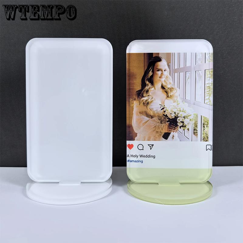 WTEMPO Fashion New Simple Acrylic Heat Transfer Display Table Home Desktop Ornament White Heat Sublimation Standing Sign 1pc білий
WTEMPO Fashion New Simple Acrylic Heat Transfer Display Table Home Desktop Ornament White Heat Sublimation Standing Sign 1pc білий
