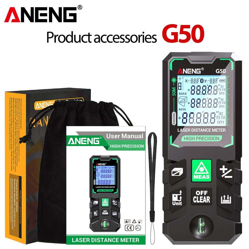 Laser distance meter 120M Measuring Digital Laser Rangefinders Room Ruler Useful Measurable Angle Laser Measure Instrument Tool G50
Laser distance meter 120M Measuring Digital Laser Rangefinders Room Ruler Useful Measurable Angle Laser Measure Instrument Tool G50