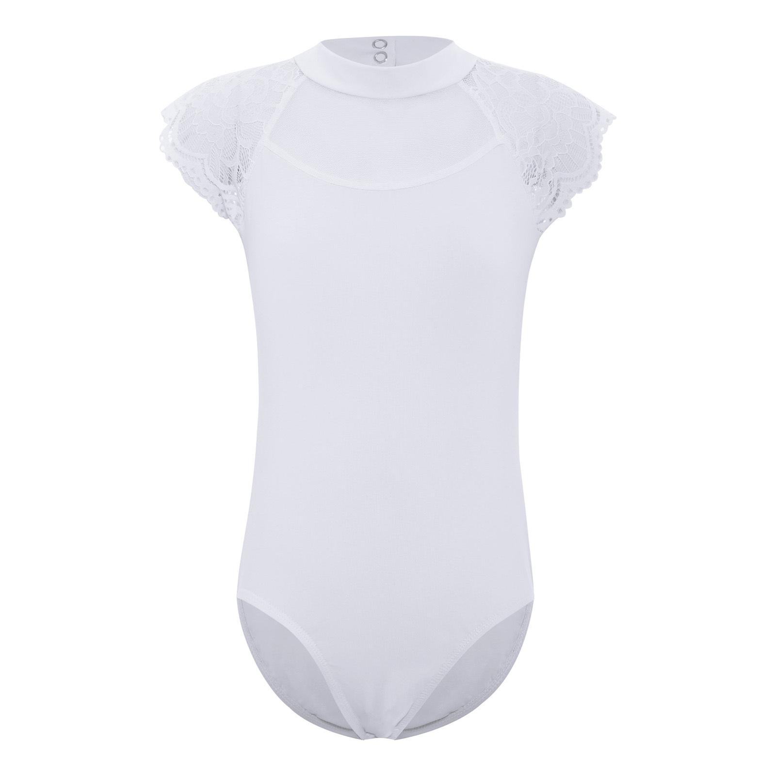 Дитячий балетний тренувальний купальник з мереживними рукавами-ліхтариками, прозорою сітчастою вставкою печворк та вирізом, танцювальний одяг 11-12 Years білий
Дитячий балетний тренувальний купальник з мереживними рукавами-ліхтариками, прозорою сітчастою вставкою печворк та вирізом, танцювальний одяг 11-12 Years білий