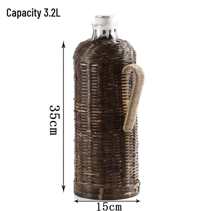 Handmade Bamboo Woven Thermos Bottle
Handmade Bamboo Woven Thermos Bottle