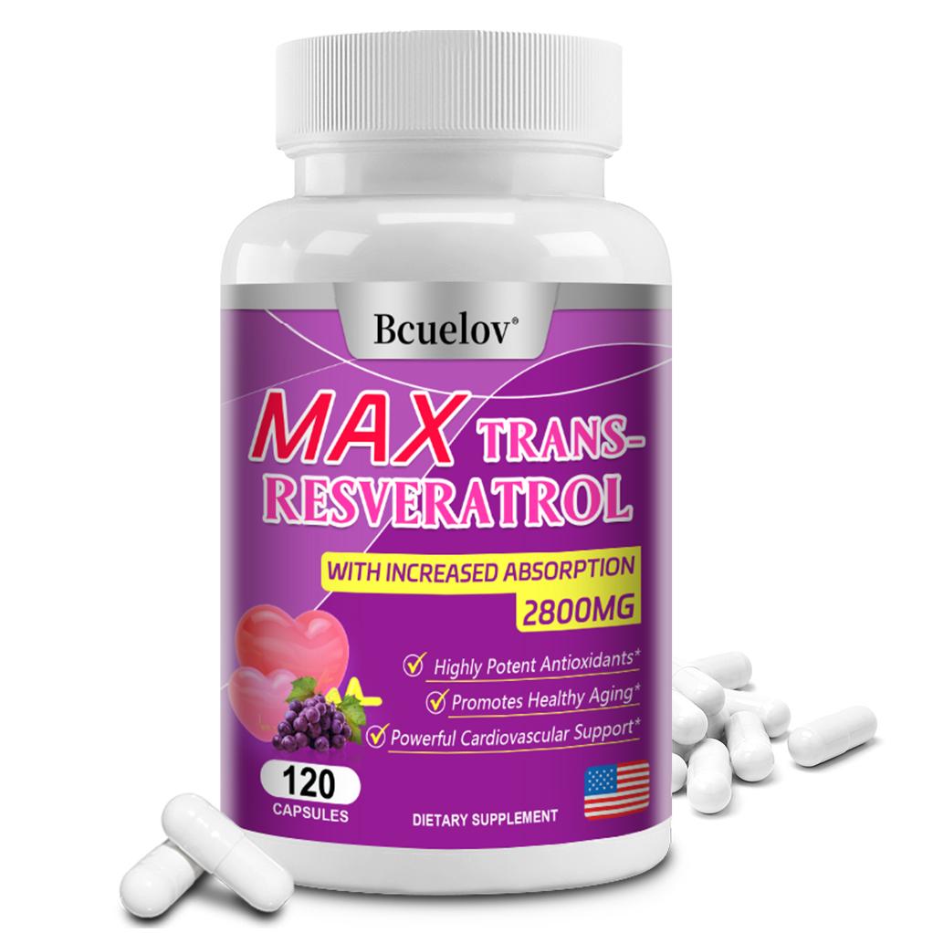 Resveratrol, Vitamin C, Herbal Supplements, 120 Capsules 120 Capsules
Resveratrol, Vitamin C, Herbal Supplements, 120 Capsules 120 Capsules