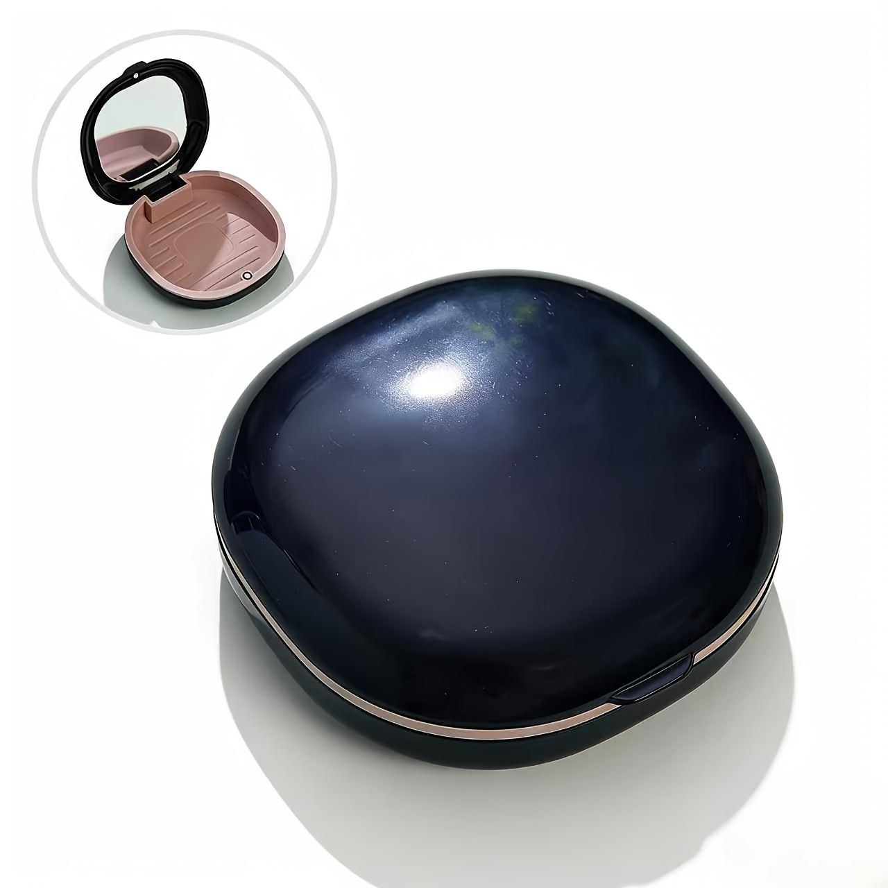 Portable Denture Retainer and Storage Case with Mirror. The Protective Film on the Mirror Surface Needs to Be Removed Before Use
Portable Denture Retainer and Storage Case with Mirror. The Protective Film on the Mirror Surface Needs to Be Removed Before Use