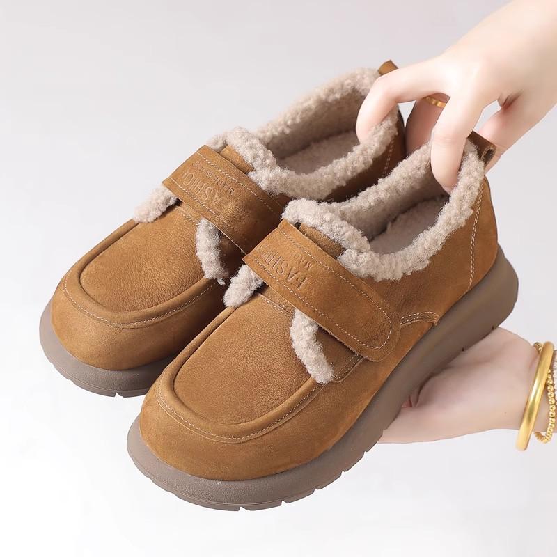 Модные плюшевые лоферы GKTINOO для женщин, из коровьей кожи, с круглым носком, теплые, на мягкой подошве, слипоны, плоская обувь, зимняя обувь на платформе для дам 225
Модные плюшевые лоферы GKTINOO для женщин, из коровьей кожи, с круглым носком, теплые, на мягкой подошве, слипоны, плоская обувь, зимняя обувь на платформе для дам 225