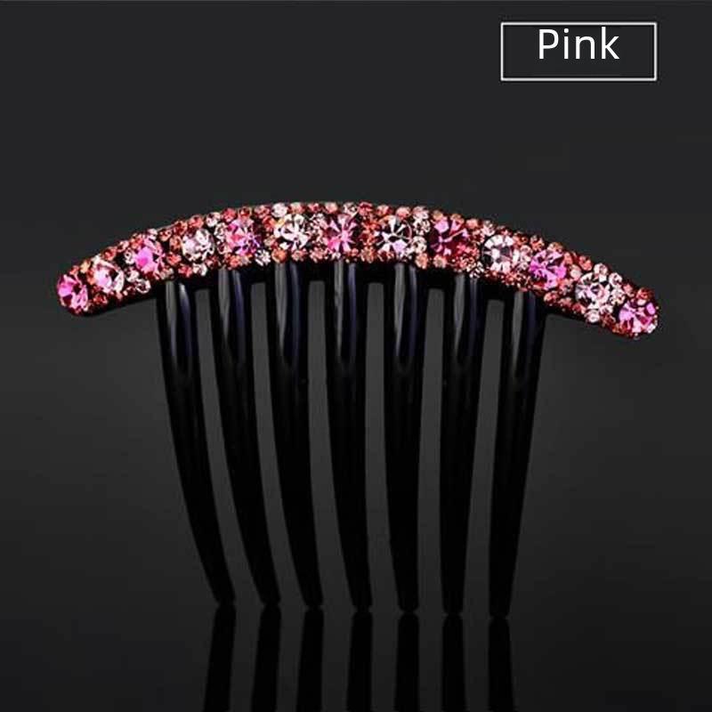 «Модная расческа и универсальная заколка для волос для женщин» Seven-tooth comb with diamonds розовый
«Модная расческа и универсальная заколка для волос для женщин» Seven-tooth comb with diamonds розовый