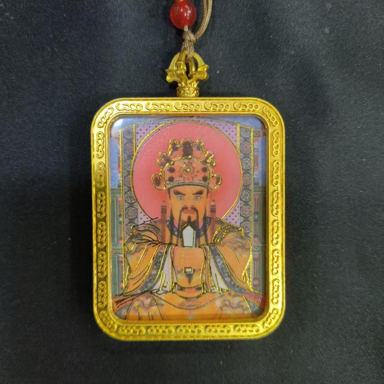 Tibetan Hand-Painted Luminous Five-Faced Buddha Wealth Pendant Necklace - Protective Talisman for Men and Women
Tibetan Hand-Painted Luminous Five-Faced Buddha Wealth Pendant Necklace - Protective Talisman for Men and Women