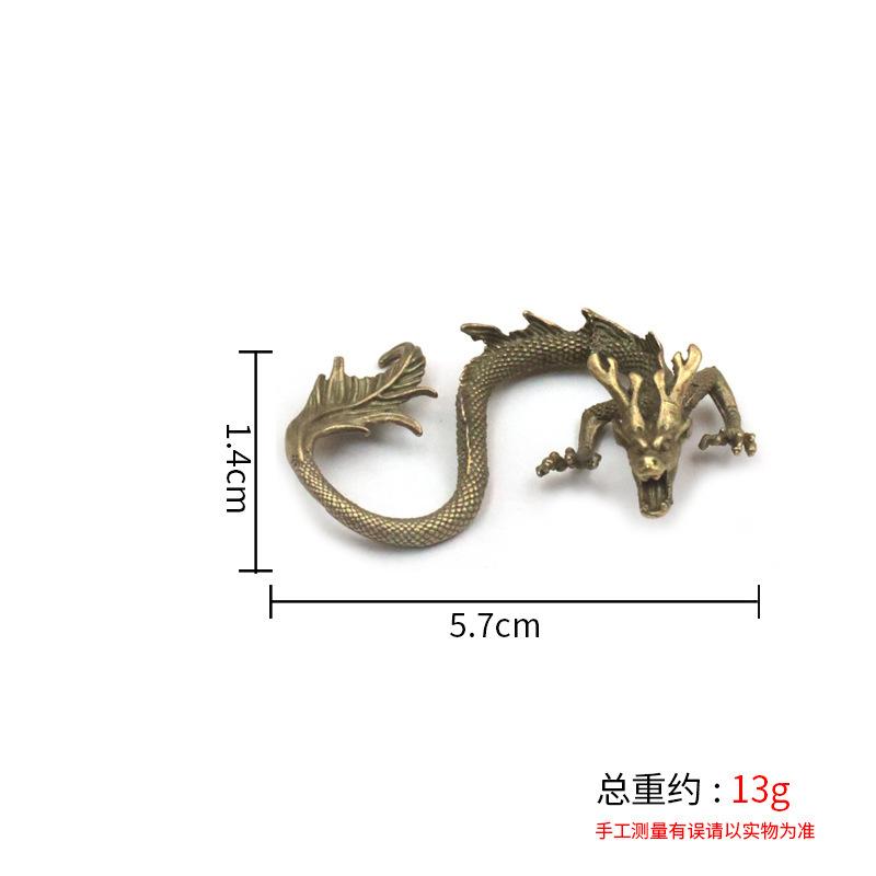Brass Jiaolong Ornament Home Office Desktop Tea Table Tea Pet Ornament Dragon Crafts Small Gifts
Brass Jiaolong Ornament Home Office Desktop Tea Table Tea Pet Ornament Dragon Crafts Small Gifts