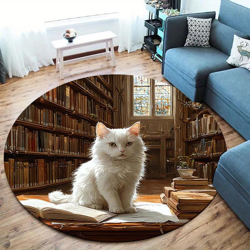 Funny cats Round Area Rug,Carpet Rug for Living Room Bedroom Sofa Playroom Decor,Non-slip Floor Mat 80cmx80cm
Funny cats Round Area Rug,Carpet Rug for Living Room Bedroom Sofa Playroom Decor,Non-slip Floor Mat 80cmx80cm