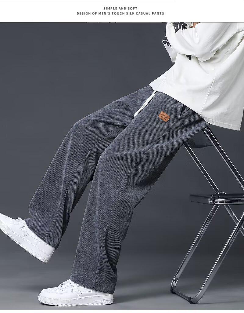 Мужские модные вельветовые спортивные брюки широкого кроя: Весна/Осень Повседневный уличный стиль 2XL серый
Мужские модные вельветовые спортивные брюки широкого кроя: Весна/Осень Повседневный уличный стиль 2XL серый