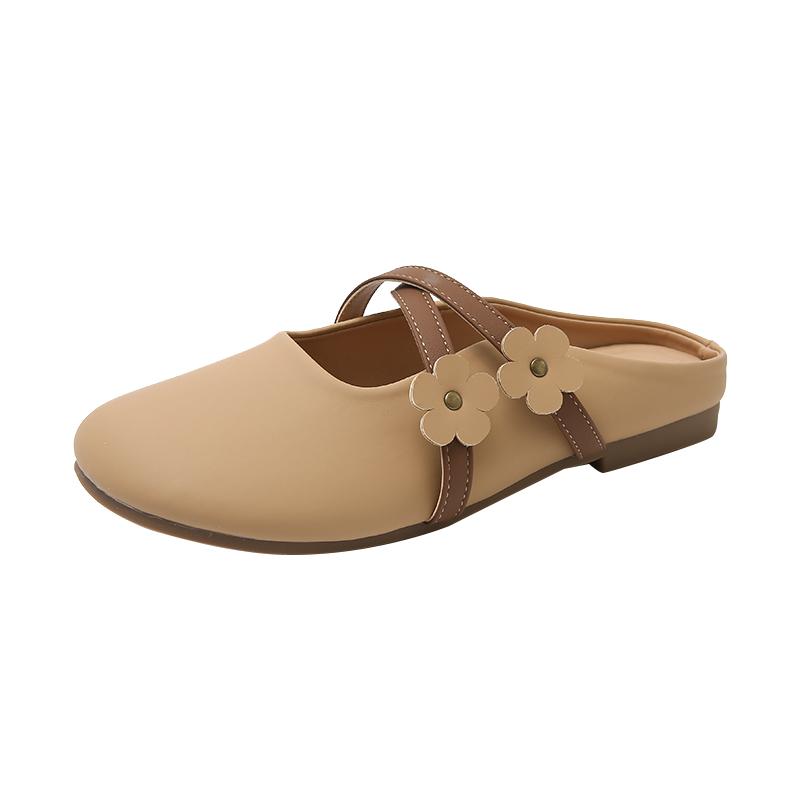 Fashion Women s Half-slip Slippers Comfortable Breathable Flat Loafers Shoes for Woman Trendy Retro Beach Sandals Zapatos Mujer 35 абрикосовий
Fashion Women s Half-slip Slippers Comfortable Breathable Flat Loafers Shoes for Woman Trendy Retro Beach Sandals Zapatos Mujer 35 абрикосовий