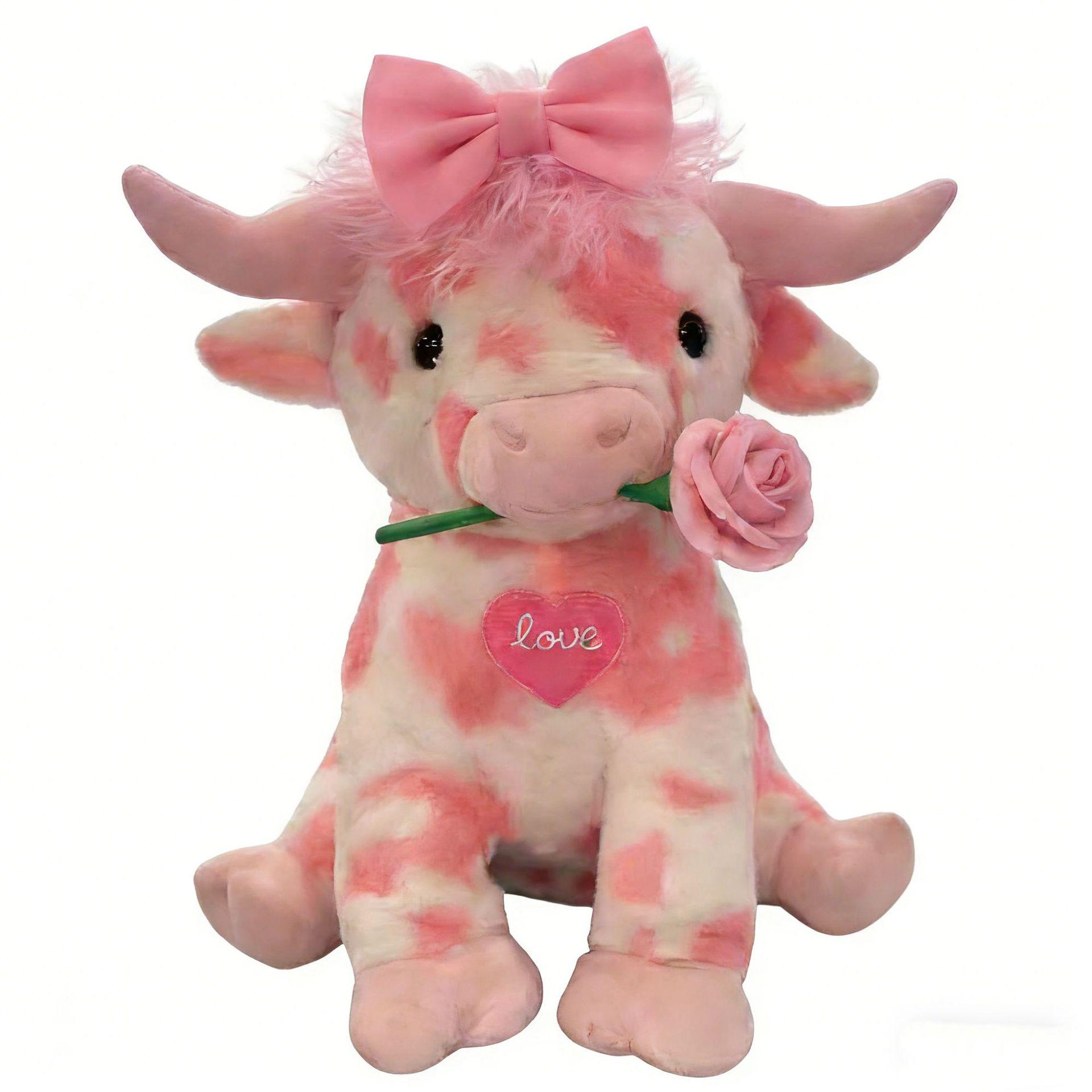 Pink Highland Cow Plush Toy - Cute Valentine s Day Gift
Pink Highland Cow Plush Toy - Cute Valentine s Day Gift