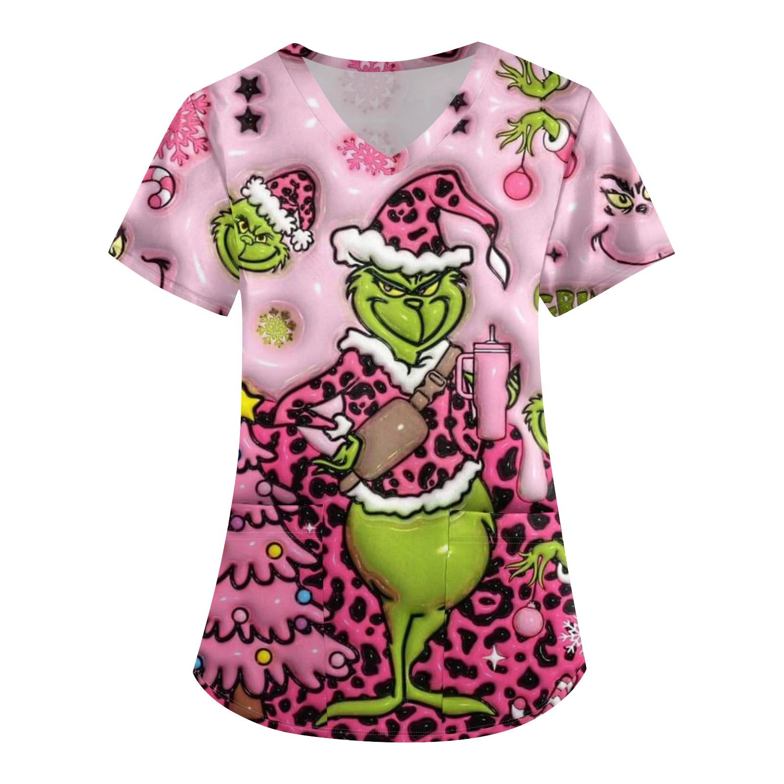 Plus SizePrinted Scrub Working Uniform Tops For Women s Cross V-Neck Print Short Sleeve Fun T-Shirts Workwear Tee With Pockets XXXL
Plus SizePrinted Scrub Working Uniform Tops For Women s Cross V-Neck Print Short Sleeve Fun T-Shirts Workwear Tee With Pockets XXXL