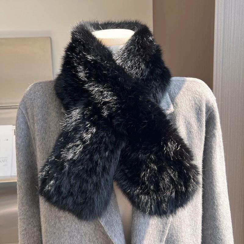 Вязаный шарф из кроличьего меха Женский Осенне-зимний Высокий класс Корейская версия Универсальный Теплый Утолщенный Защита шеи Двусторонний Меховой Плюшевый Шарф чёрный
Вязаный шарф из кроличьего меха Женский Осенне-зимний Высокий класс Корейская версия Универсальный Теплый Утолщенный Защита шеи Двусторонний Меховой Плюшевый Шарф чёрный