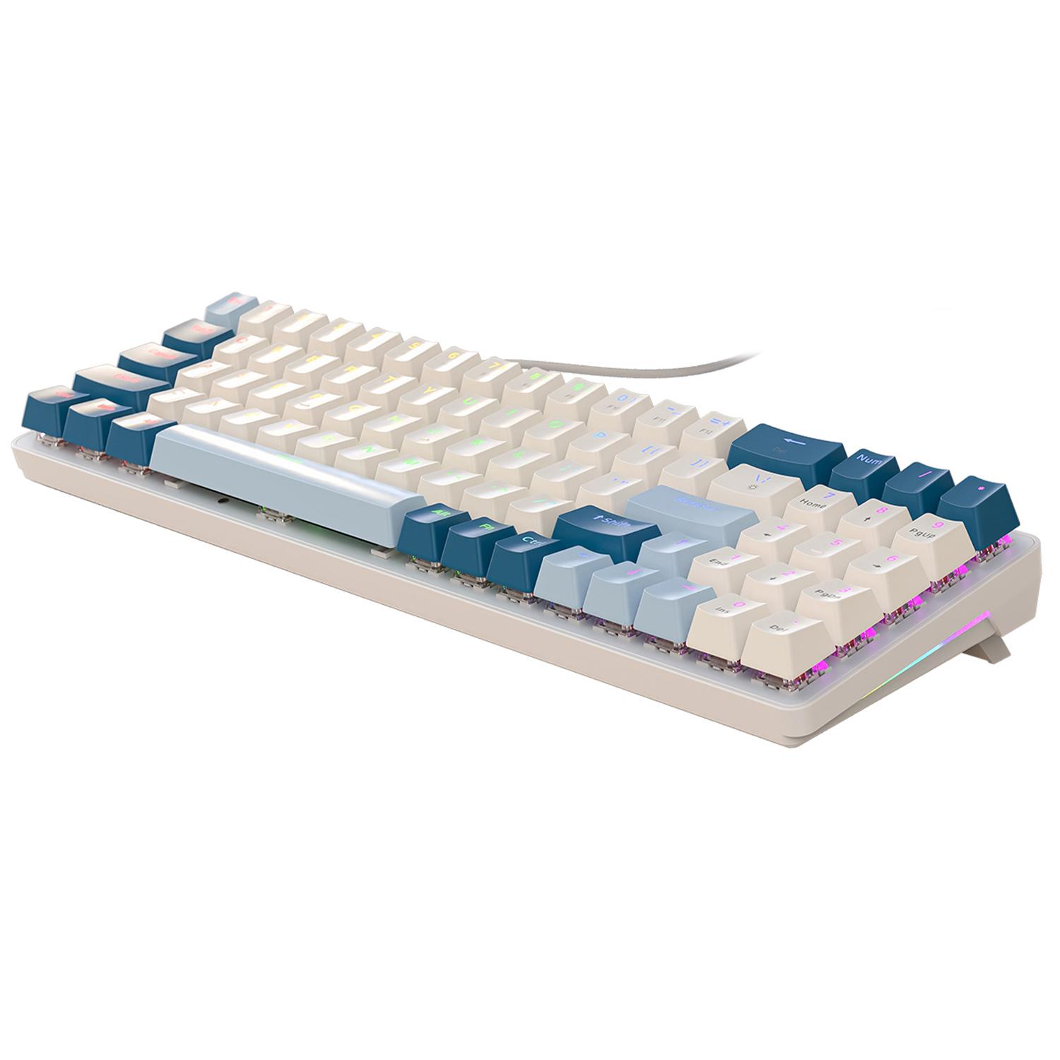 ZIYOULANG K65 78 Keys Hot Swappable Mechanical Keyboard RGB Light USB Wired Keyboard Purple+Red Switch
ZIYOULANG K65 78 Keys Hot Swappable Mechanical Keyboard RGB Light USB Wired Keyboard Purple+Red Switch