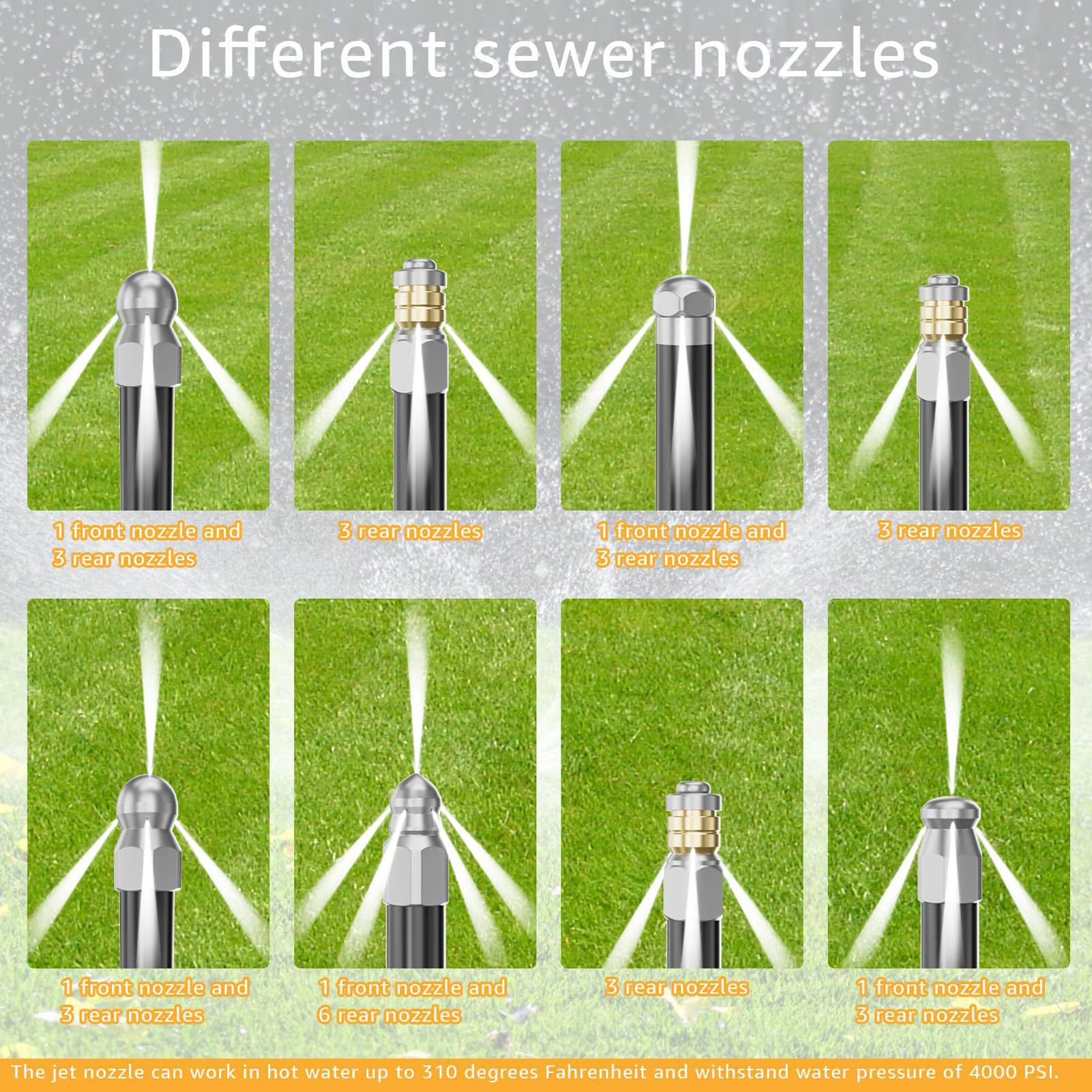 Pressure Washer Jetter Nozzle Rotating Button Attachment 10-Piece Clean Nozzle For Pressure Washer For Home Kitchen Parking Lot China Mainland
Pressure Washer Jetter Nozzle Rotating Button Attachment 10-Piece Clean Nozzle For Pressure Washer For Home Kitchen Parking Lot China Mainland